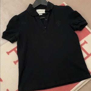 Authentic Gucci Black Polo Shirt XS